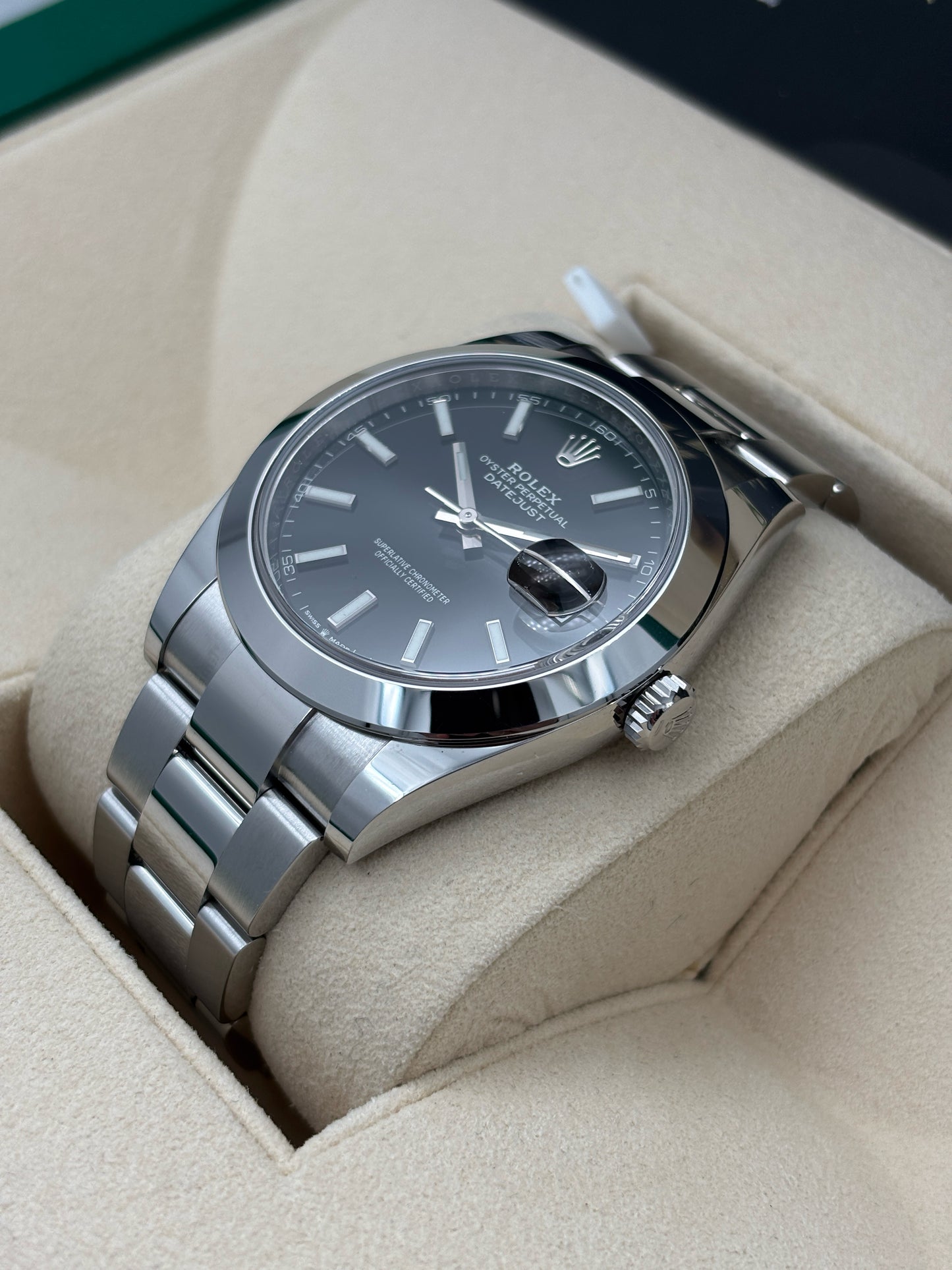 二手 USED  ROLEX 勞力士 DATEJUST 126300 黑色 2019年8月 99.9%新 未打磨 全套 FULL SET