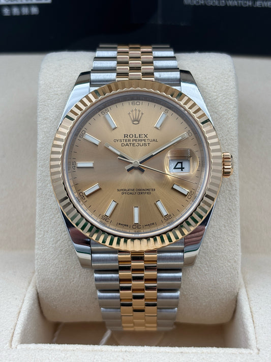 二手 USED  ROLEX 勞力士 DATEJUST 126333 金色 2018年10月 全套 FULL SET