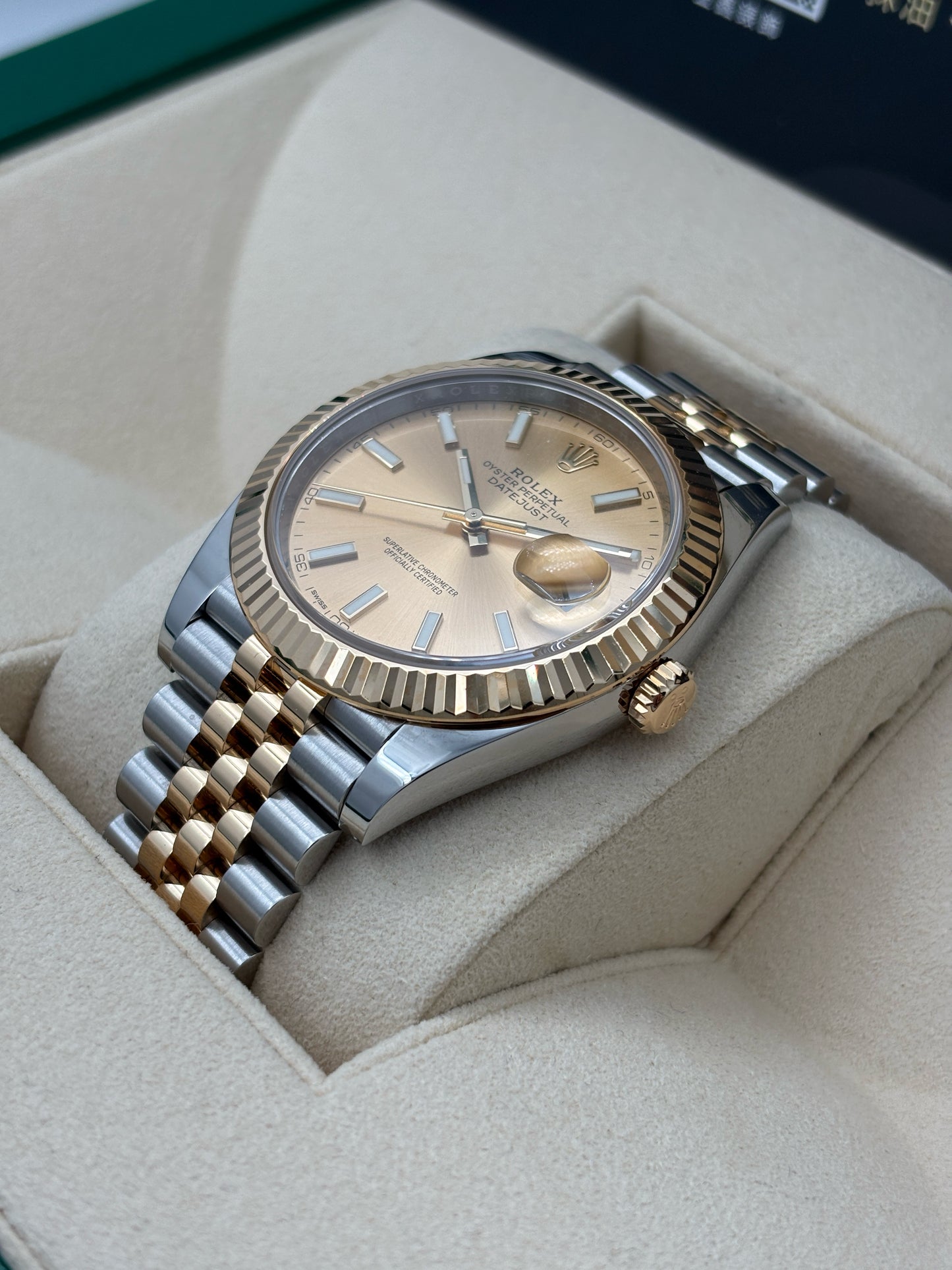二手 USED  ROLEX 勞力士 DATEJUST 126333 金色 2018年10月 全套 FULL SET