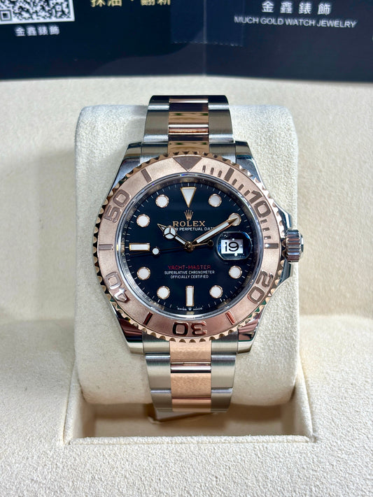 [SOLD OUT]二手 USED  ROLEX 勞力士 YACHT-MASTER 126621 黑色 2020年10月 NFC新卡 全套 FULL SET