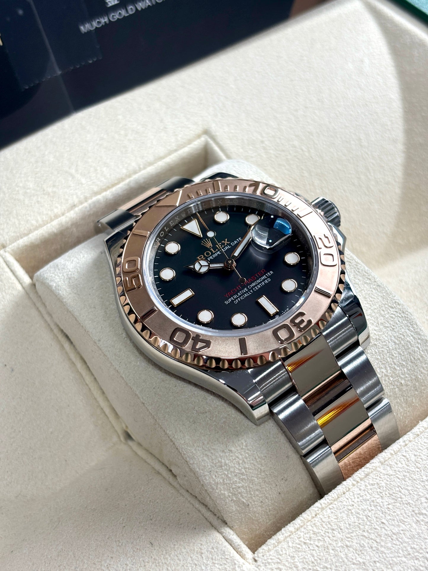 [SOLD OUT]二手 USED  ROLEX 勞力士 YACHT-MASTER 126621 黑色 2020年10月 NFC新卡 全套 FULL SET