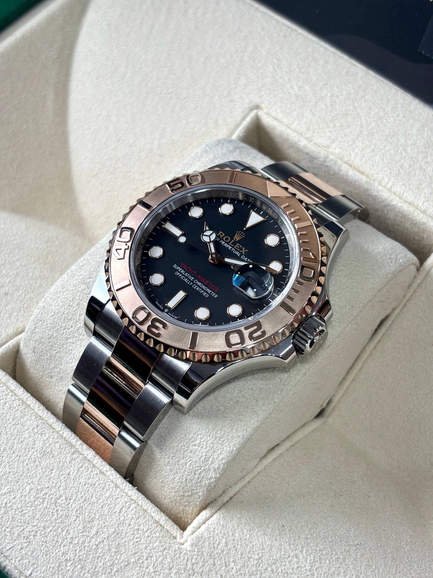 [SOLD OUT]二手 USED  ROLEX 勞力士 YACHT-MASTER 126621 黑色 2020年10月 NFC新卡 全套 FULL SET