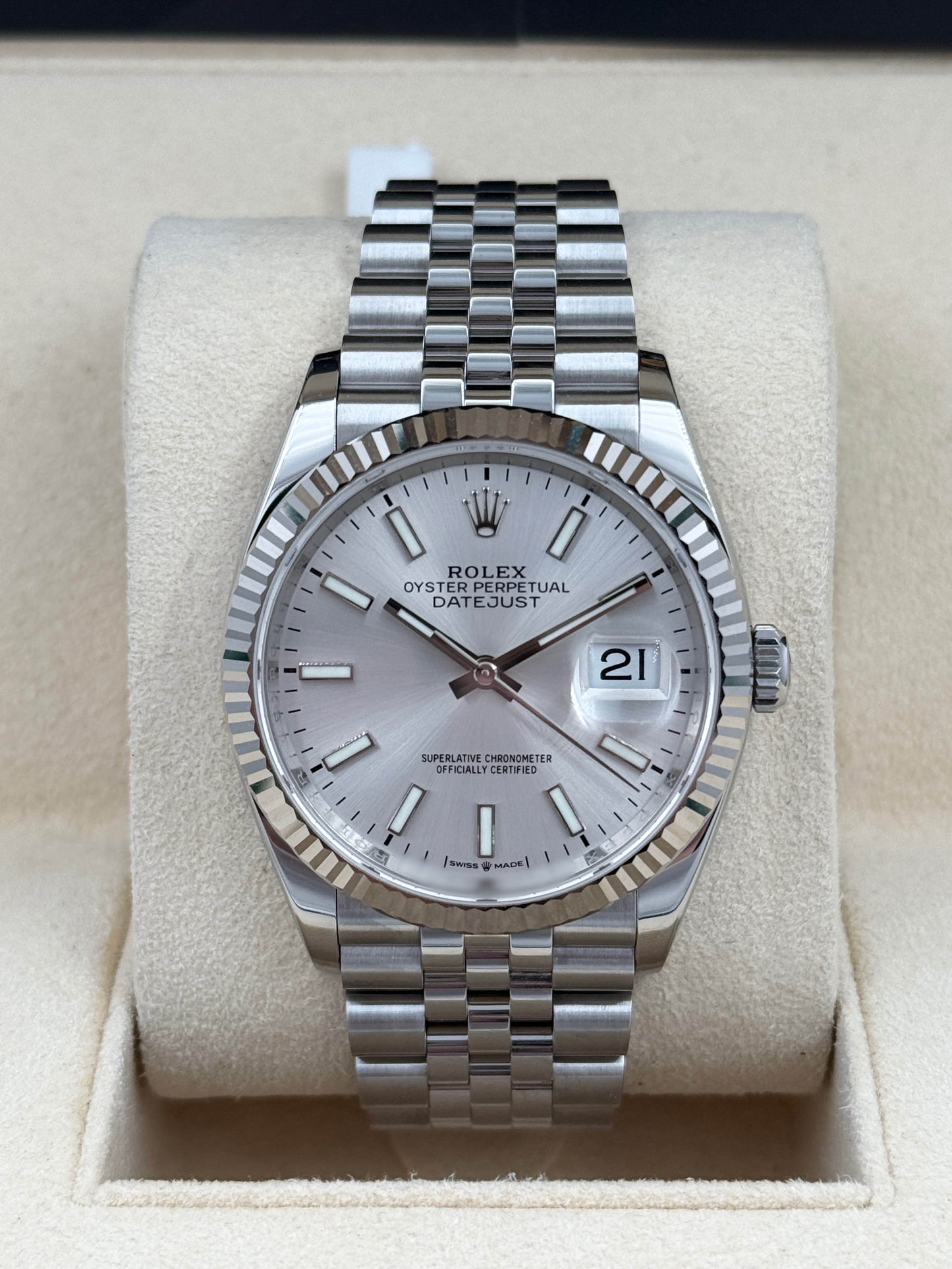 ROLEX 勞力士 DATEJUST 126234 銀色面 2022年