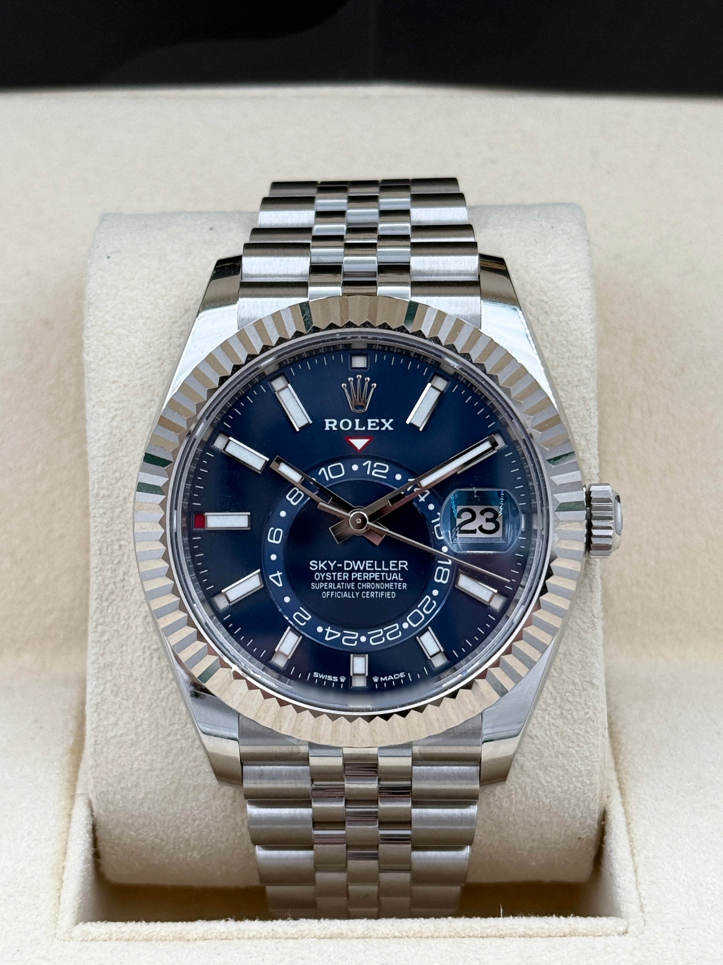 ROLEX 勞力士 SKY-DWELLER 336934 藍色面 2023年 99.9%new