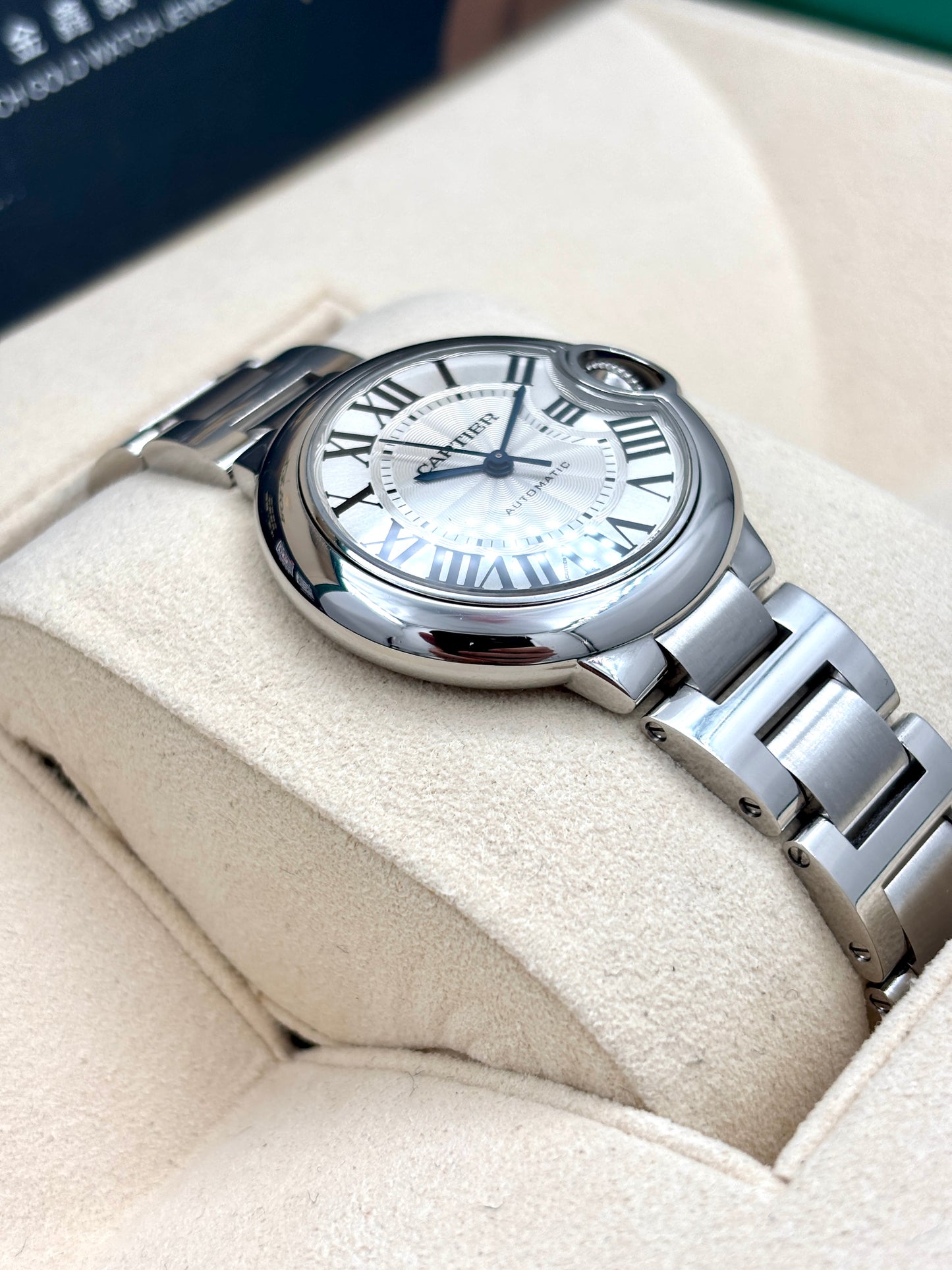 [SOLD OUT]二手 USED  CARTIER 卡地亞 BALLON BLEU W6920071 白色 2016年2月 保養證