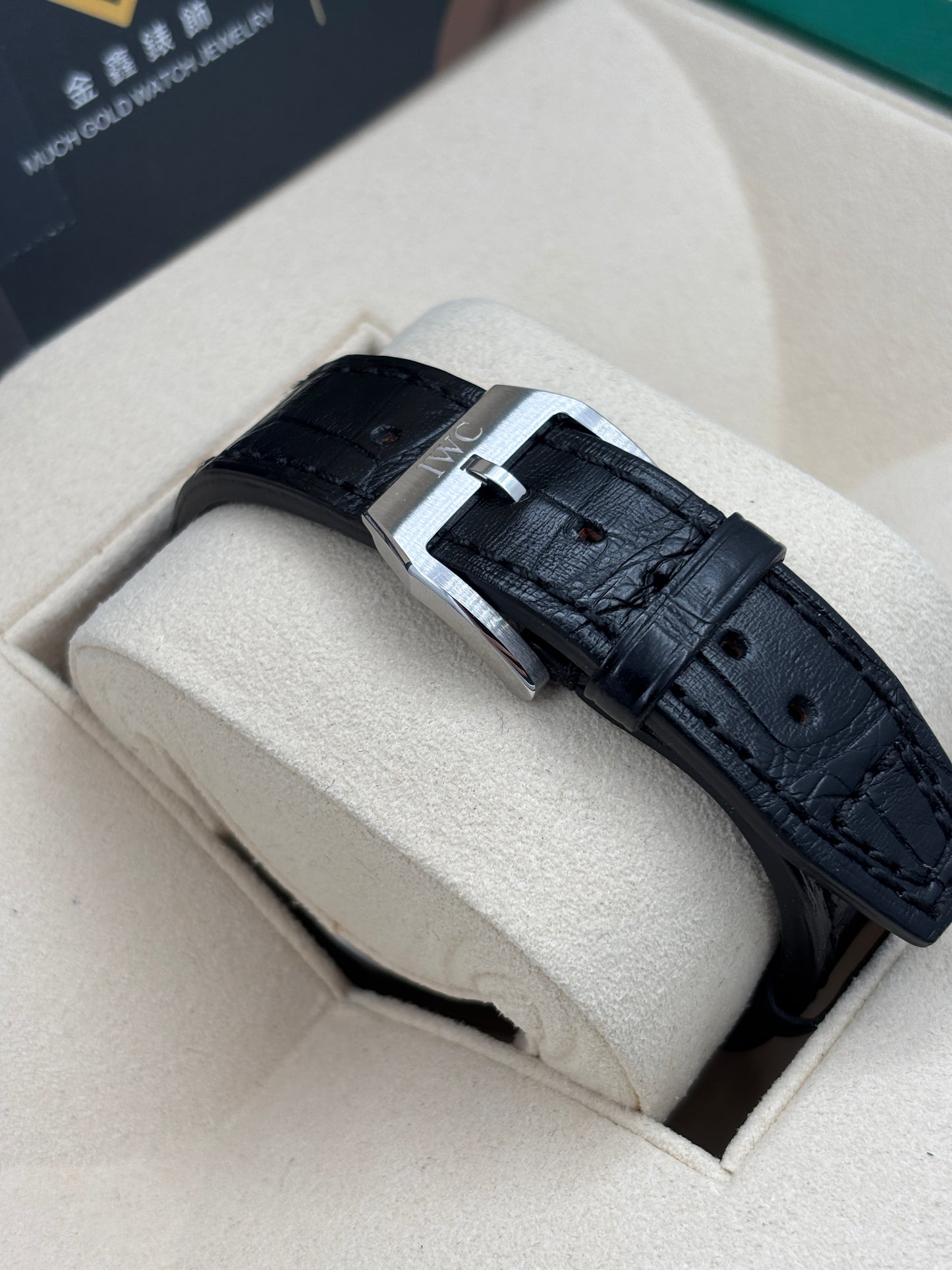[SOLD OUT]二手 USED  IWC 萬國 PILOT CHRONOGRAPH IW377701 黑色 2013年9月 全套 FULL SET AD單