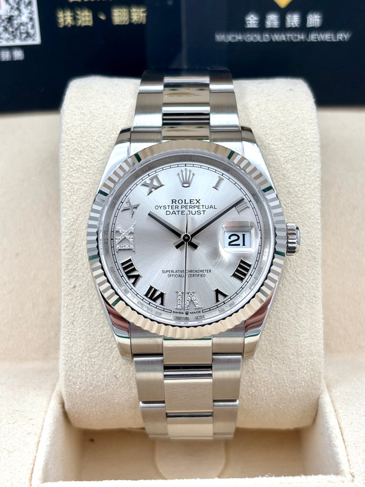 二手 USED  ROLEX 勞力士 DATEJUST 126234 銀色 2024年7月 全套 FULL SET AD單