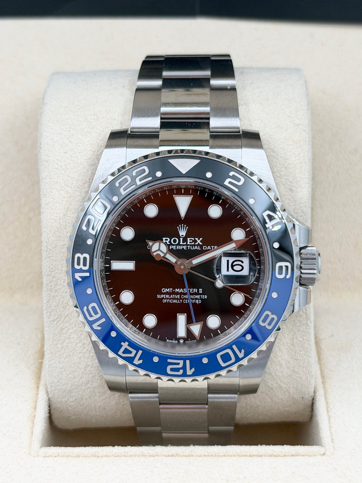 [ 未使用品 Unused ] ROLEX 勞力士 GMT-MASTER II 126710BLNR BATMAN 2021年