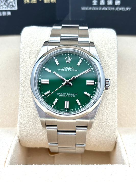 [SOLD OUT]二手 USED  ROLEX 勞力士 DATEJUST 126000 2023年1月 綠色 全套 FULL SET