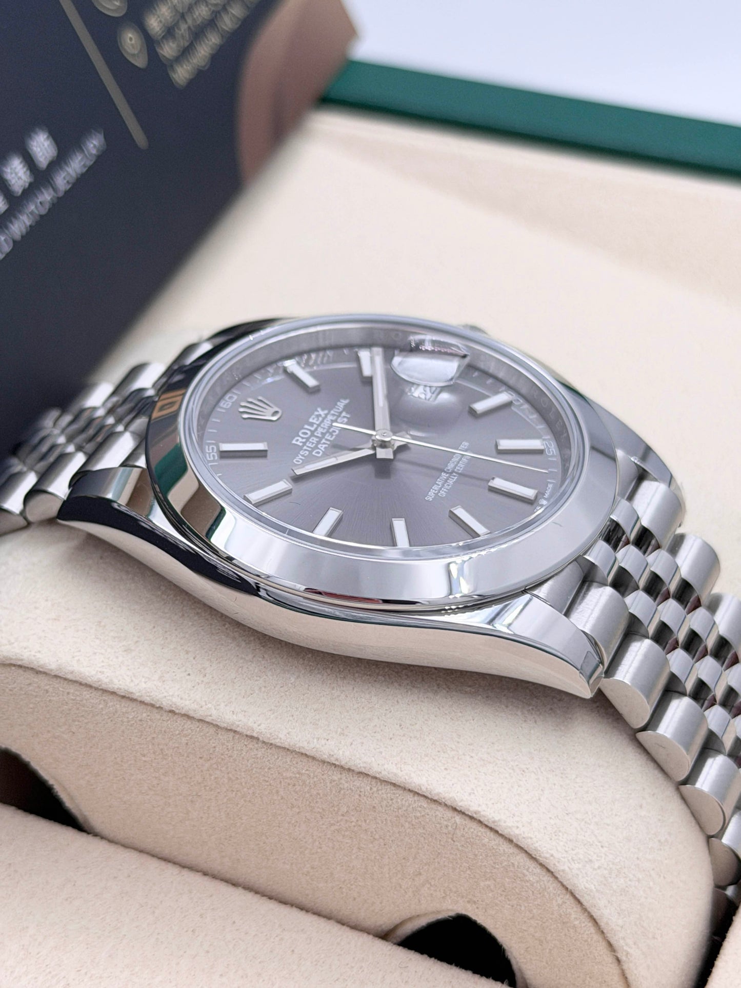 全新 NEW ROLEX 勞力士 DATEJUST 126300 灰色面 2025年9月尾