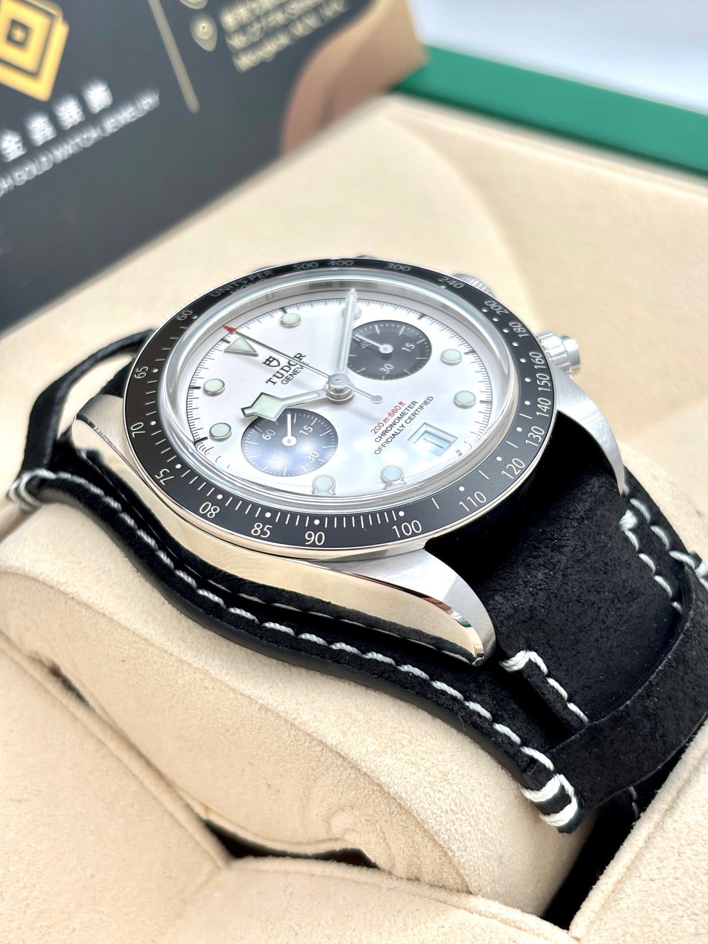 全新 NEW  TUDOR 帝舵 BLACK BAY CHRONOGRAPH 79360N 白色 2026年3月 全套 FULL SET