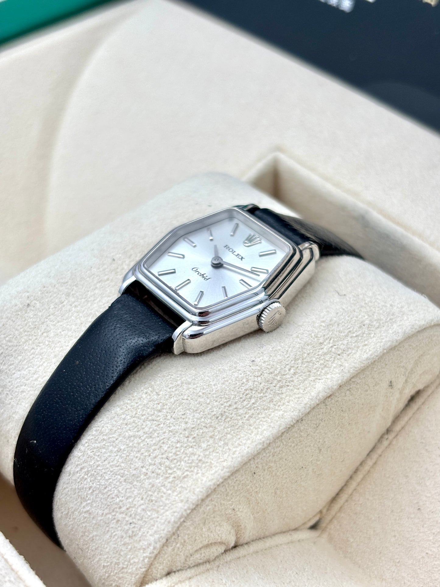二手 USED  ROLEX 勞力士 Orchid 2683 銀色 18k白金 手動上鏈 淨錶 WATCH ONLY