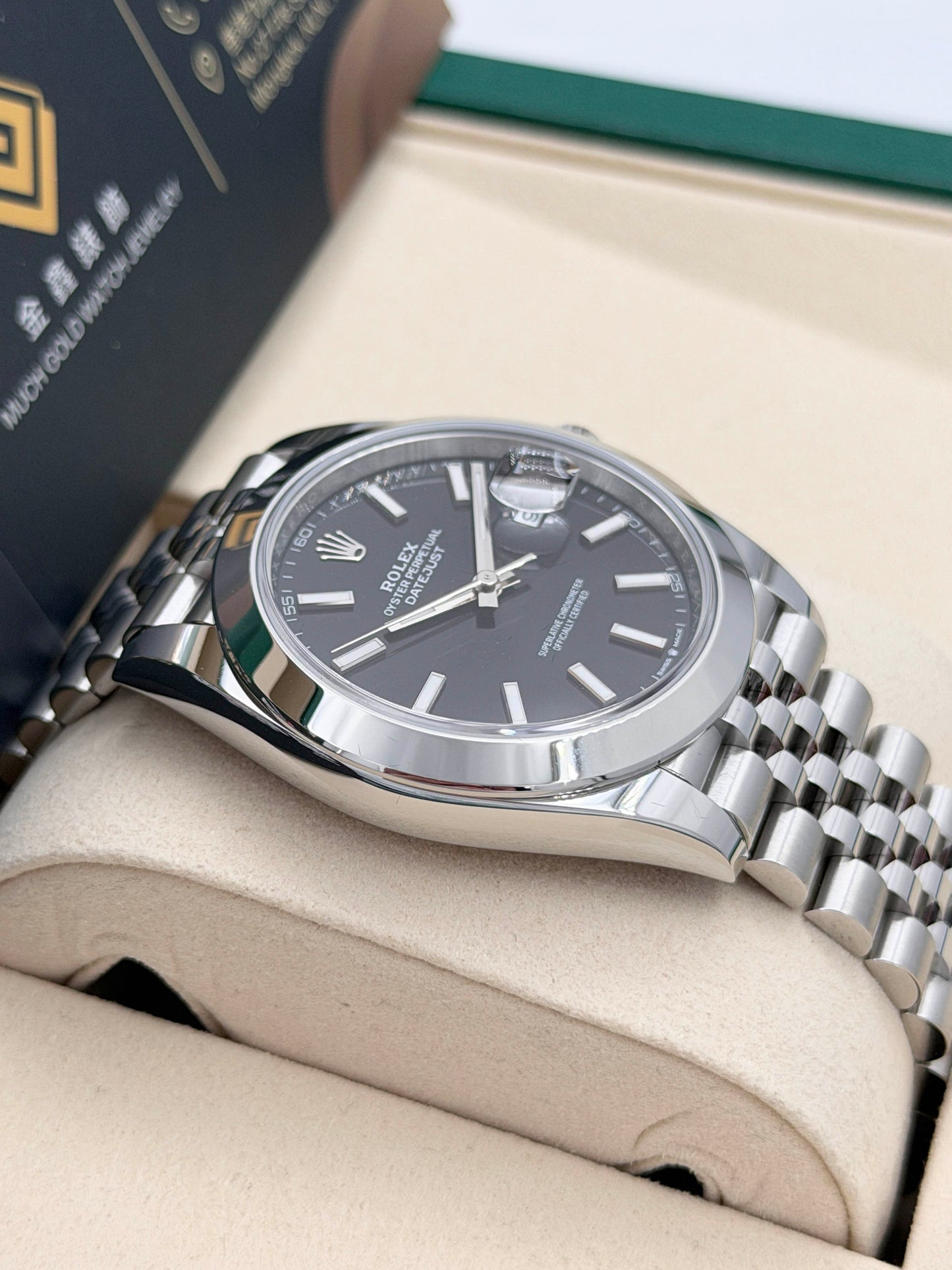 全新 NEW ROLEX 勞力士 DATEJUST 126300 黑色面 2025年10月