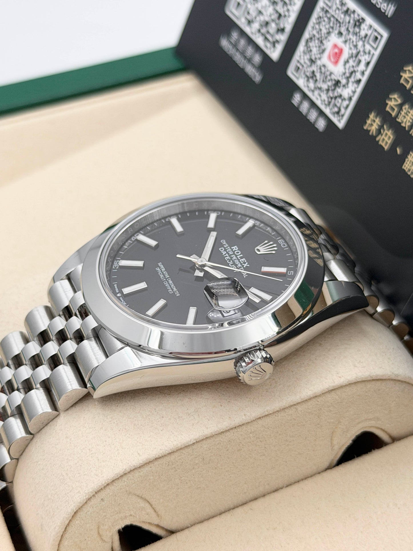 全新 NEW ROLEX 勞力士 DATEJUST 126300 黑色面 2025年10月