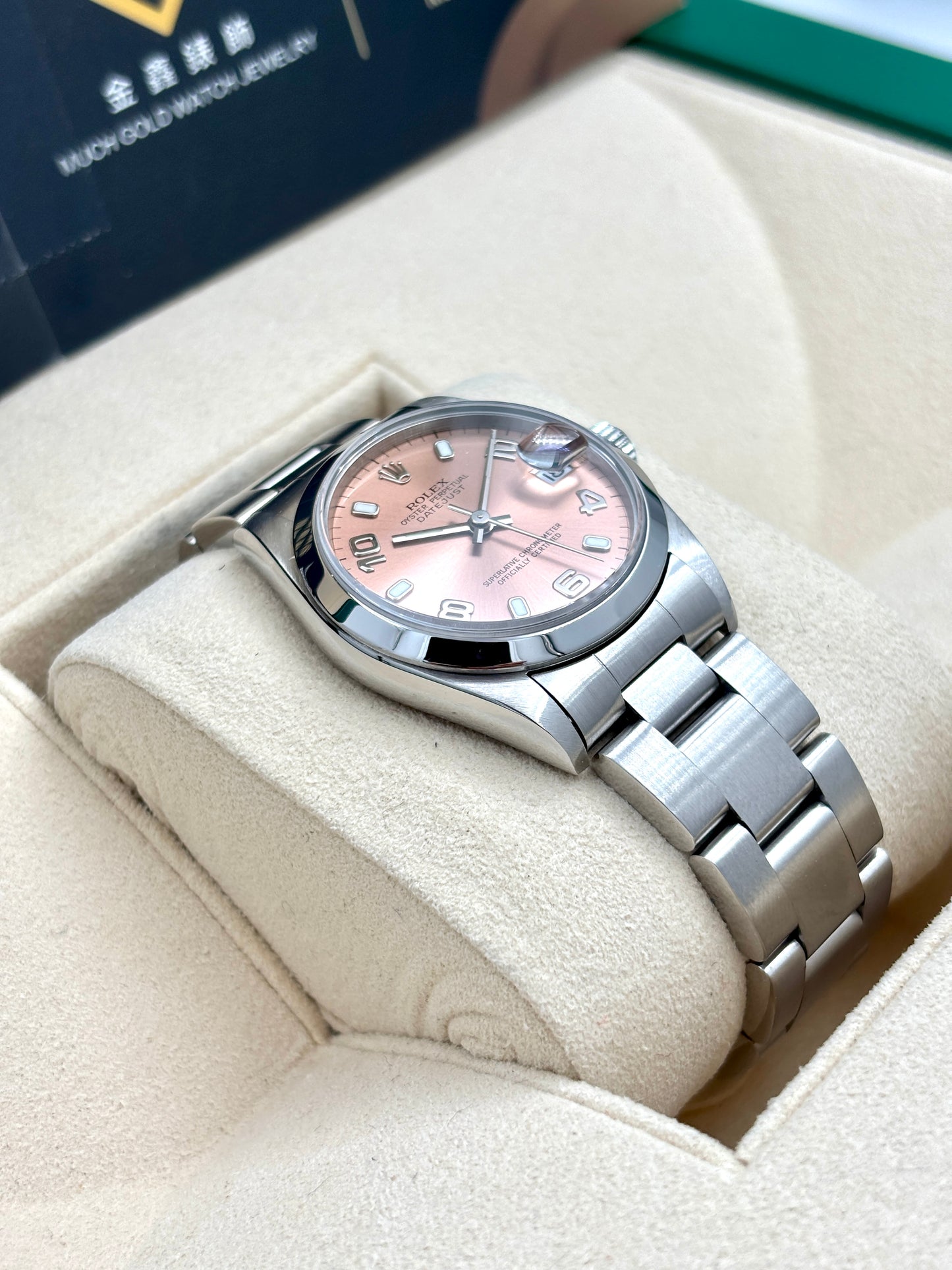[SOLD OUT]二手 USED  ROLEX 勞力士 DATEJUST 78240 2001年 三文魚面 全套 FULL SET