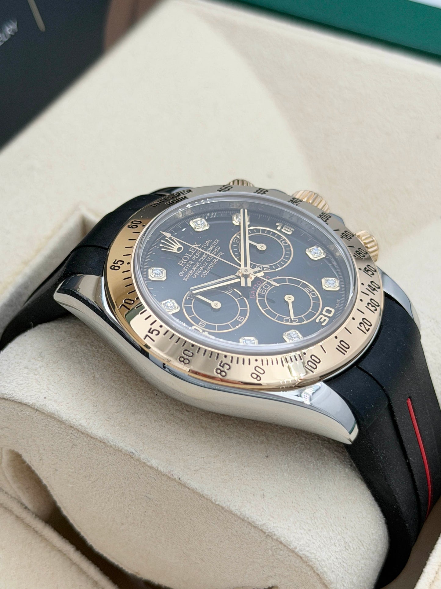 ROLEX 勞力士 DAYTONA 116523G 黑色鑽石字 約2006