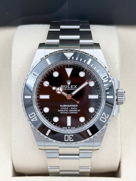 全新 NEW ROLEX 勞力士 SUBMARINER 124060 盲十 2025年10月