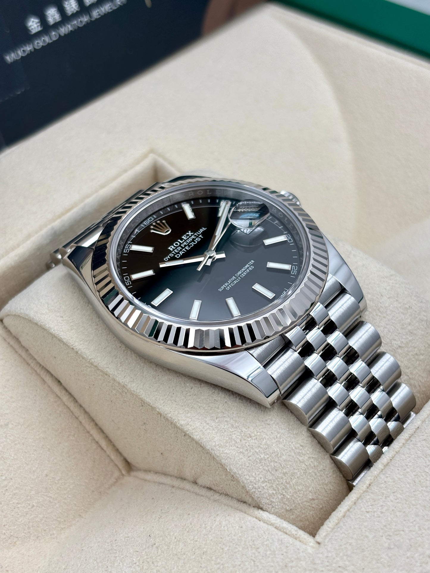 二手 USED  ROLEX 勞力士 DATEJUST 126334 黑色 2023年3月 未打磨 99.9%新 全套 FULL SET