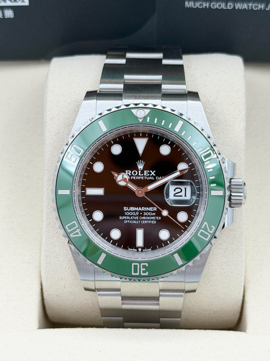 全新 NEW ROLEX 勞力士 SUBMARINER DATE 126610LV 綠水鬼 MK2圈 2025年9月