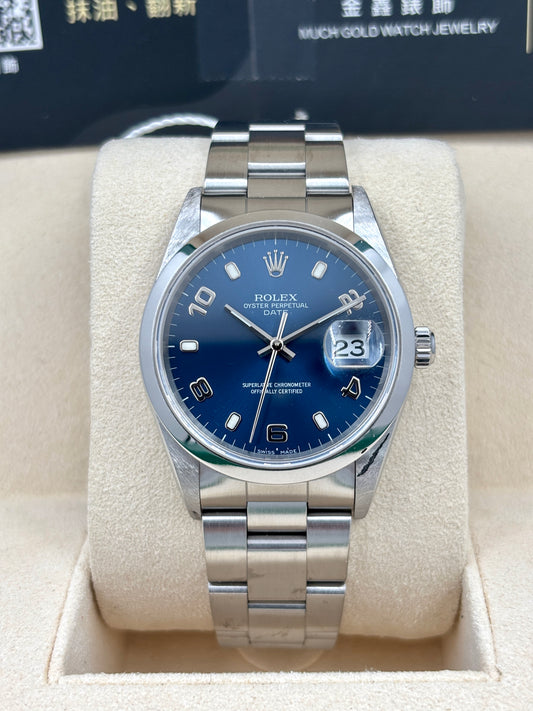 二手 USED ROLEX 勞力士 DATE 15200 2000年1月 藍色 保養證