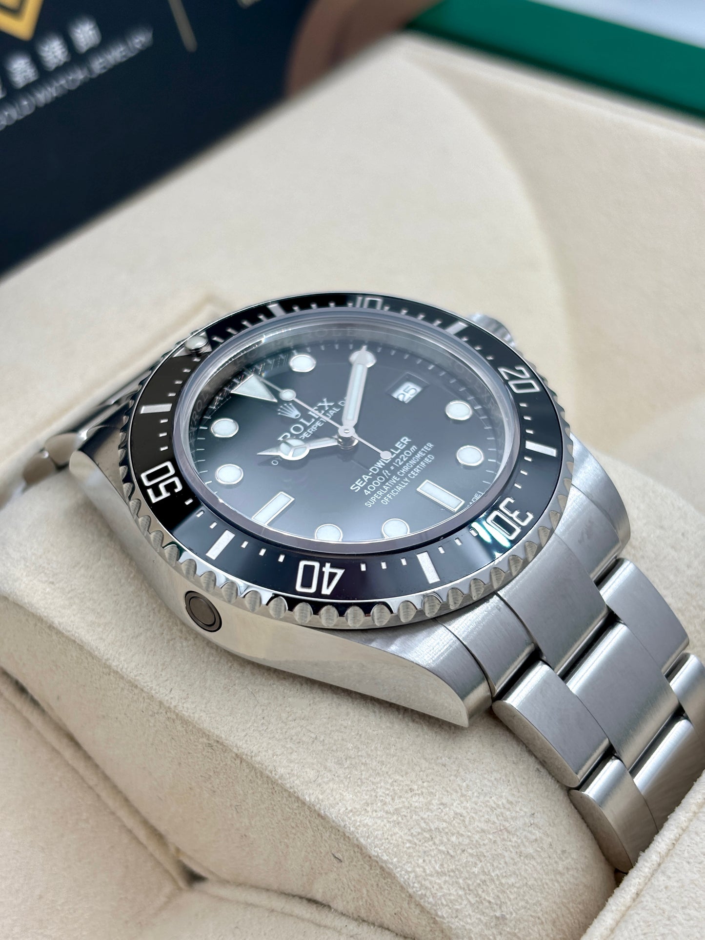 [SOLD OUT]二手 USED  ROLEX 勞力士 SEA-DWELLER 116600 黑色 2014年5月 保養到28年2月 全套 FULL SET