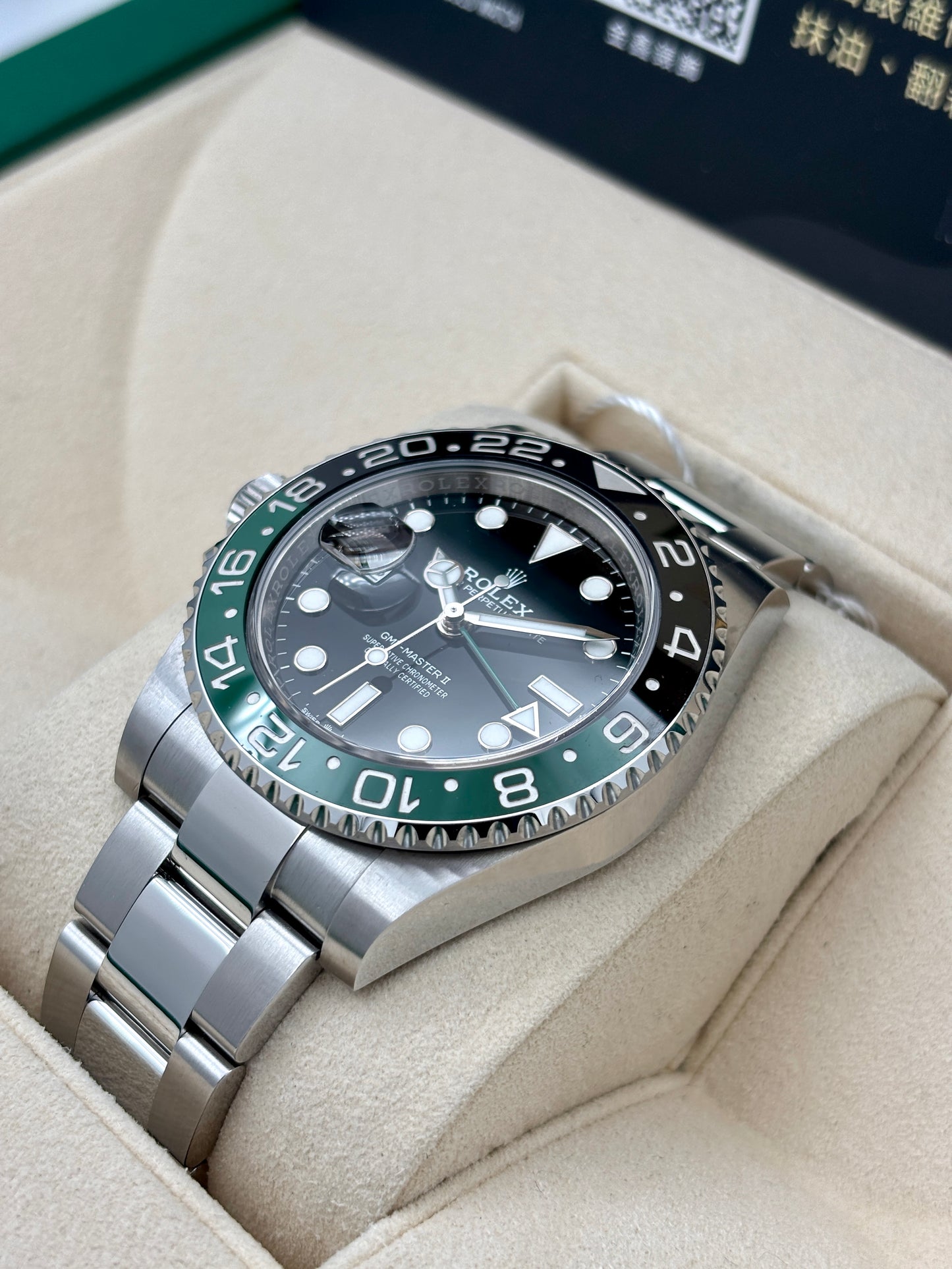[SOLD OUT]二手 USED  ROLEX 勞力士 GMT-MASTER II 126720VTNR 黑色 2025年4月 未打磨 99.9%新 全套 FULL SET