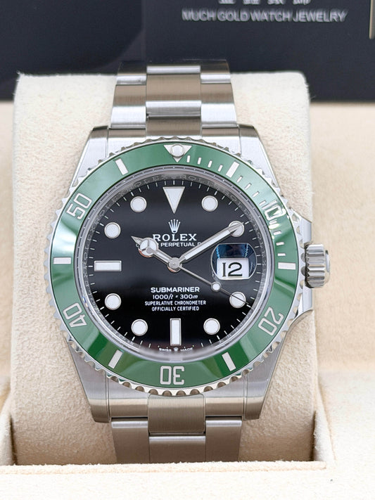 ROLEX 勞力士 SUBMARINER DATE 126610LV 綠水鬼 MK2圈 2024年