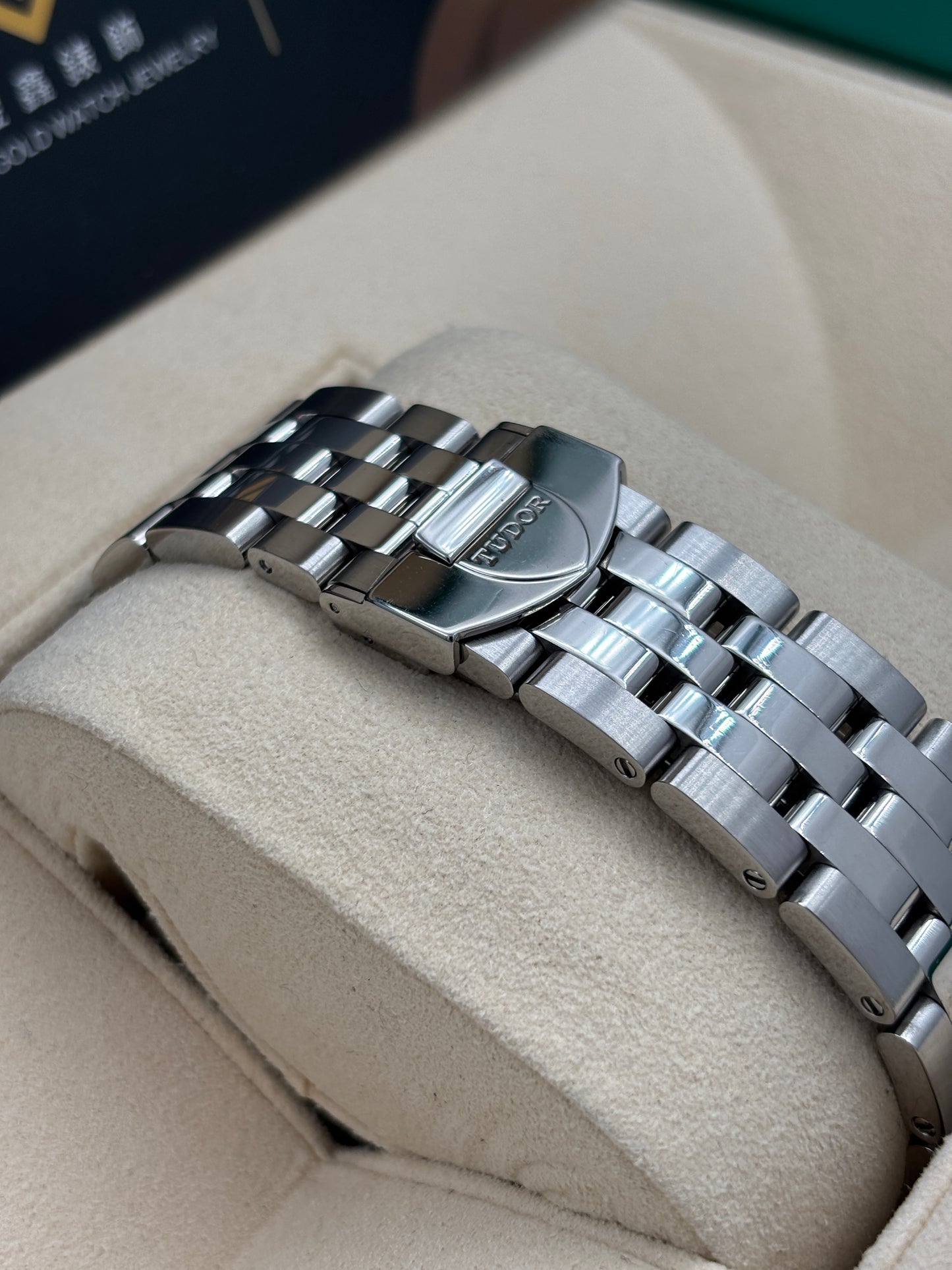 [SOLD OUT]二手 USED  TUDOR 帝舵 GLAMOUR 57100 白色 2022年4月 鑽石字 透底 全套 FULL SET