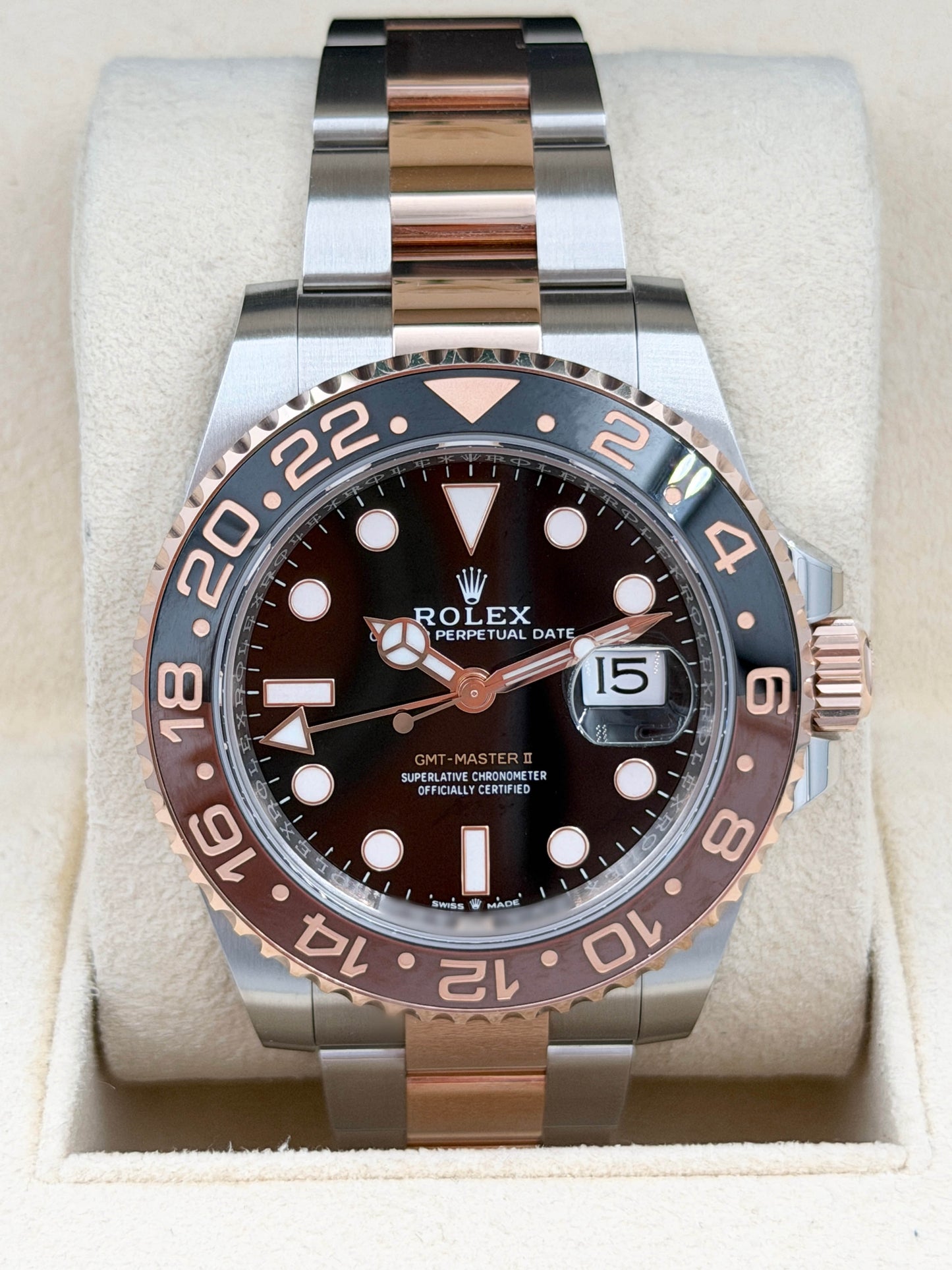 ROLEX 勞力士 GMT-MASTER II 126711CHNR 細沙 99.99%NEW 2024年