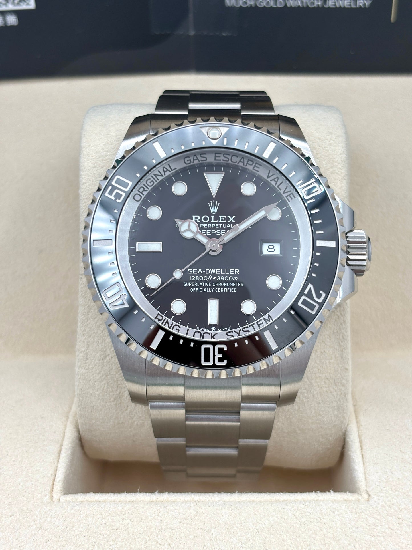 二手 USED  ROLEX 勞力士 DEEPSEA 126660 黑色 2018年11月 99.9%新 未打磨 全套 FULL SET