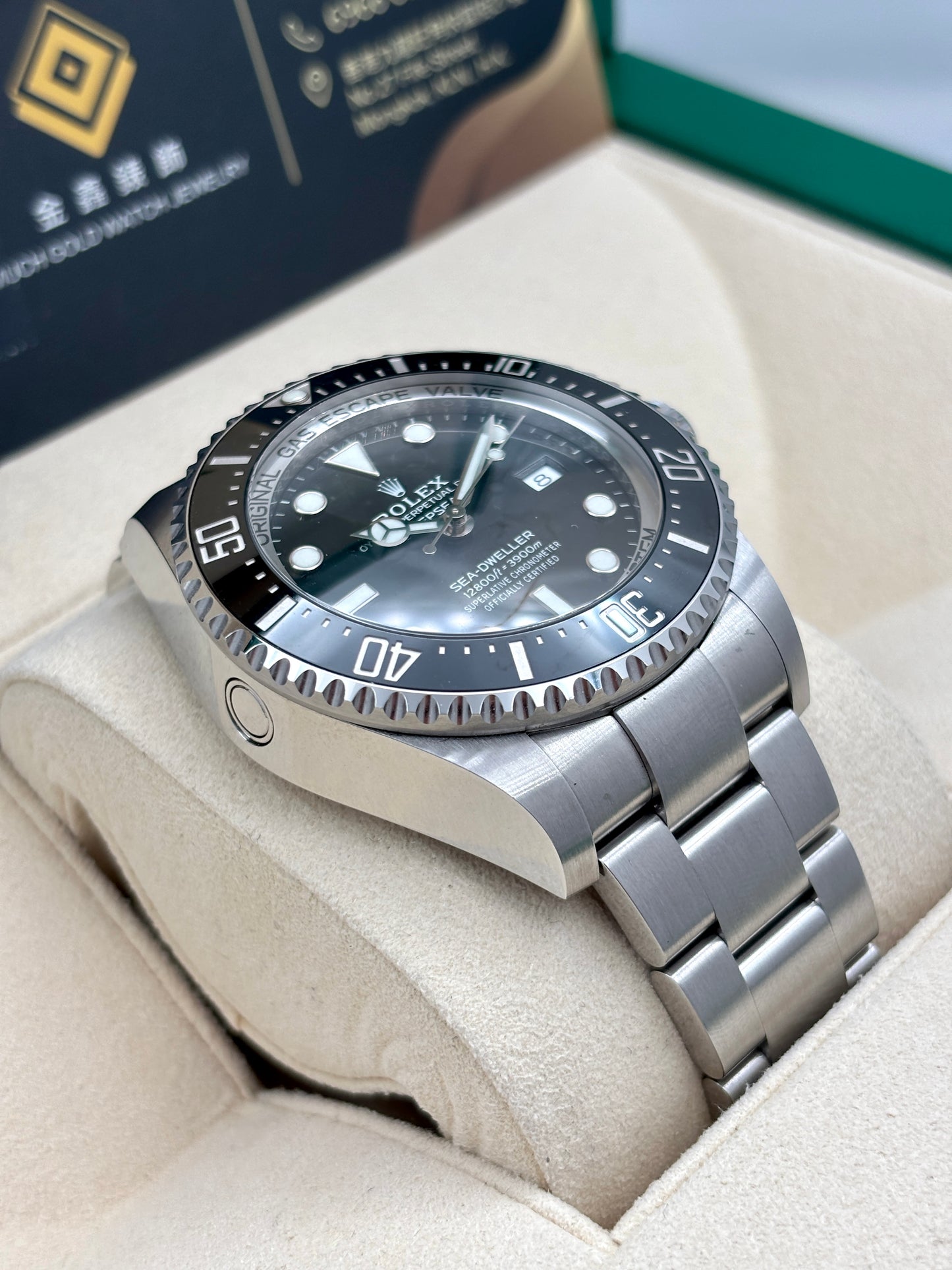 二手 USED  ROLEX 勞力士 DEEPSEA 126660 黑色 2018年11月 99.9%新 未打磨 全套 FULL SET