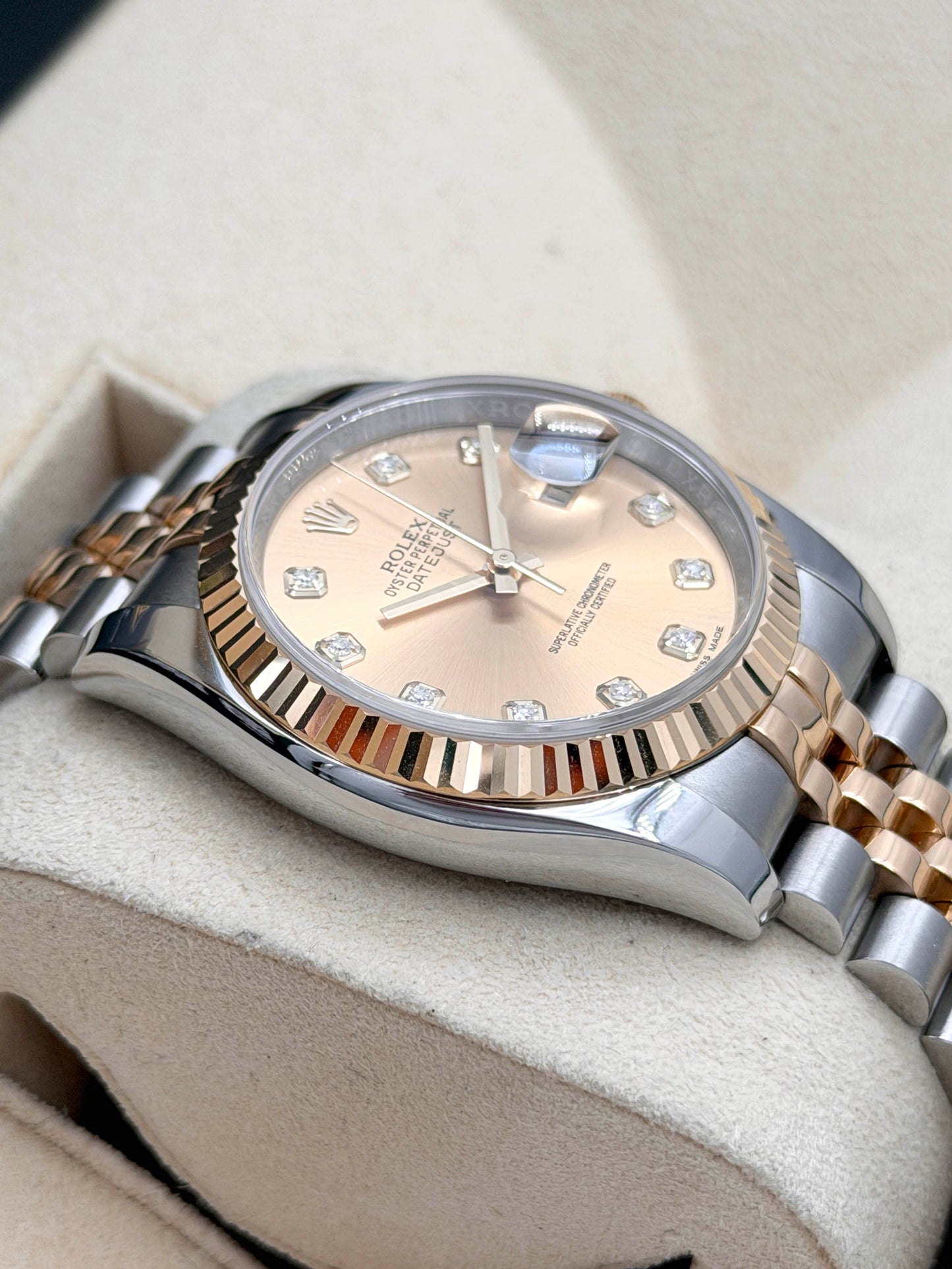 ROLEX 勞力士 DATEJUST 116233 金色鑽石字 2017年