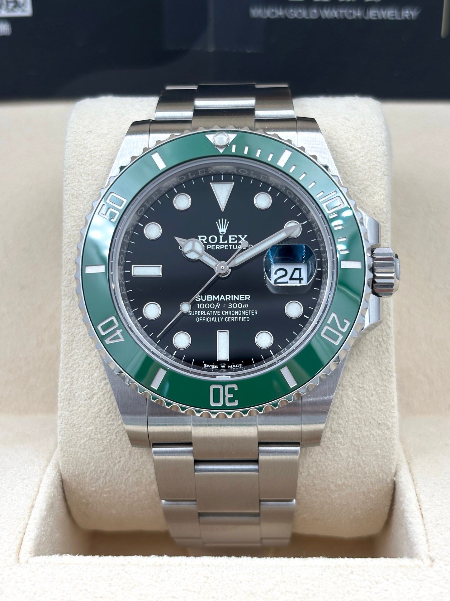[SOLD OUT]二手 USED  ROLEX 勞力士 SUBMARINER DATE 126610LV 黑色 2021年4月 全套 FULL SET