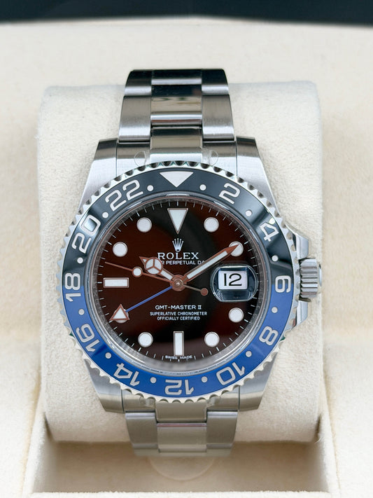 ROLEX 勞力士 GMT-MASTER II 116710BLNR BATMAN 2014年