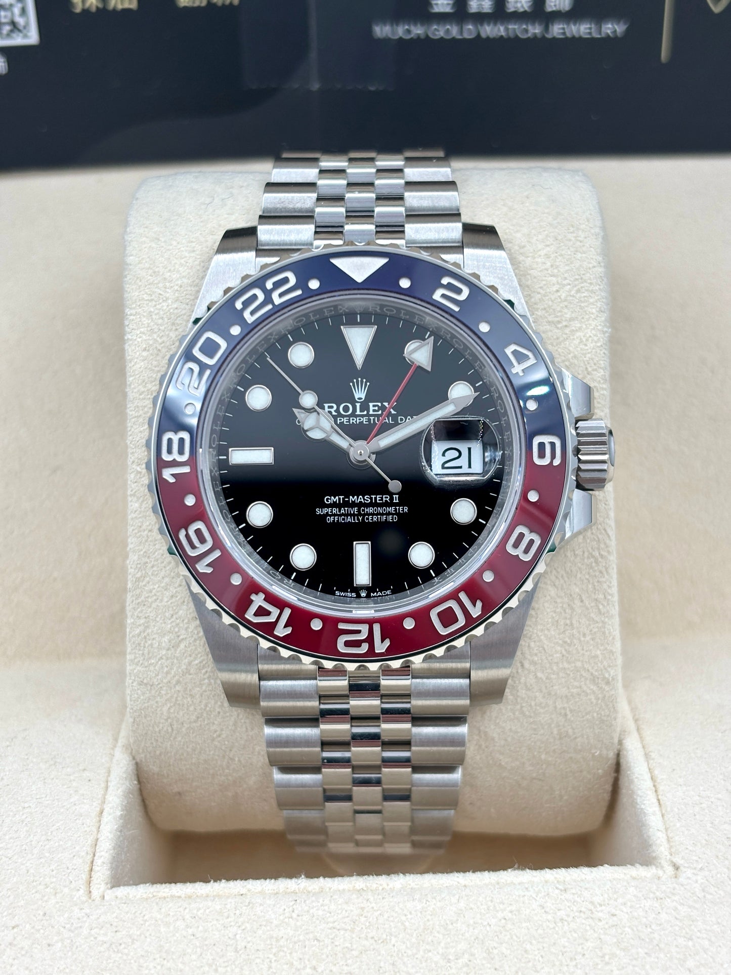 [SOLD OUT]二手 USED  ROLEX 勞力士 GMT-MASTER II 126710BLRO 黑色 2019年5月 全套 FULL SET