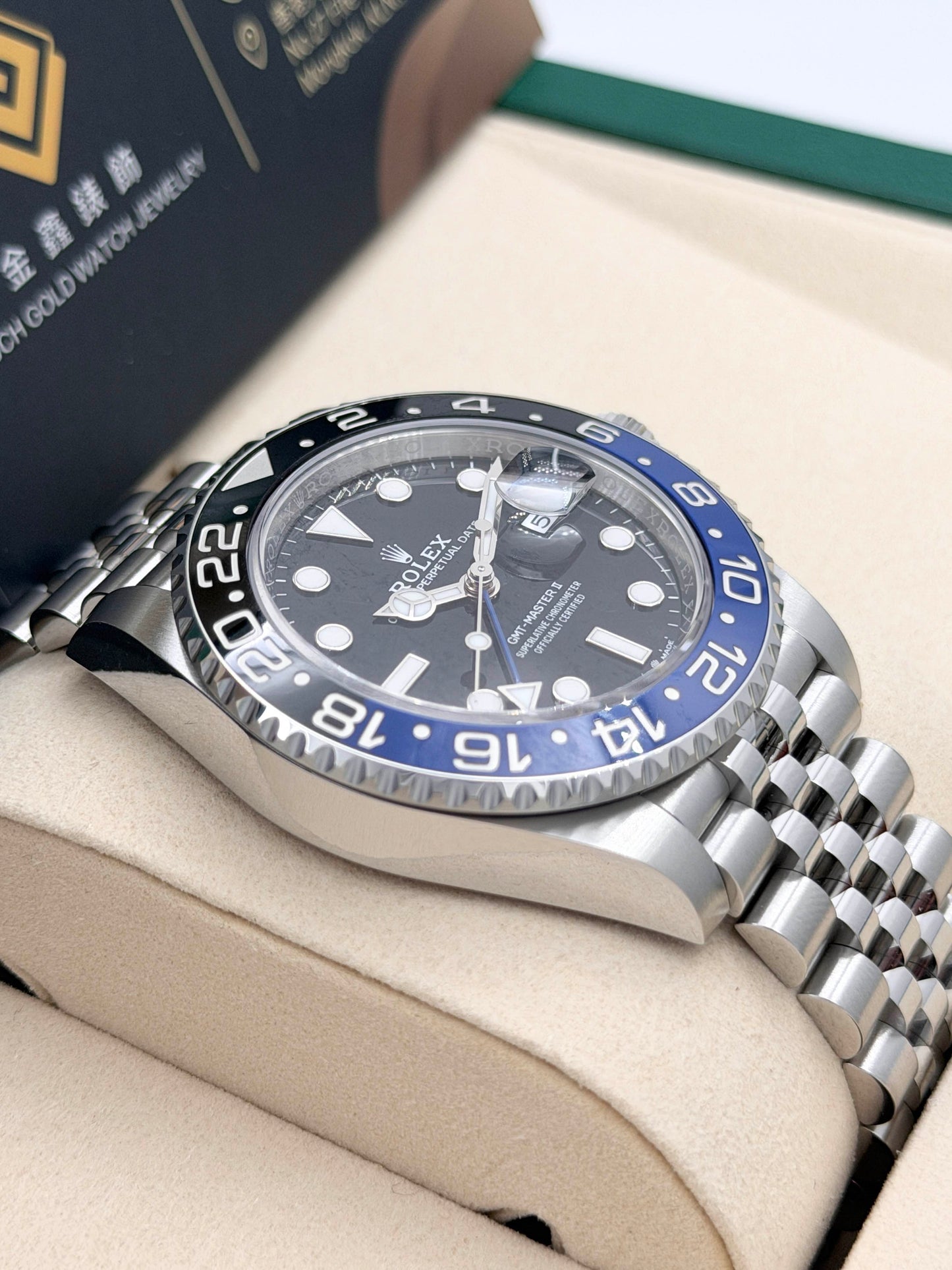 全新 NEW ROLEX 勞力士 GMT-MASTER II 126710BLNR BATMAN 珠帶 2025年10月