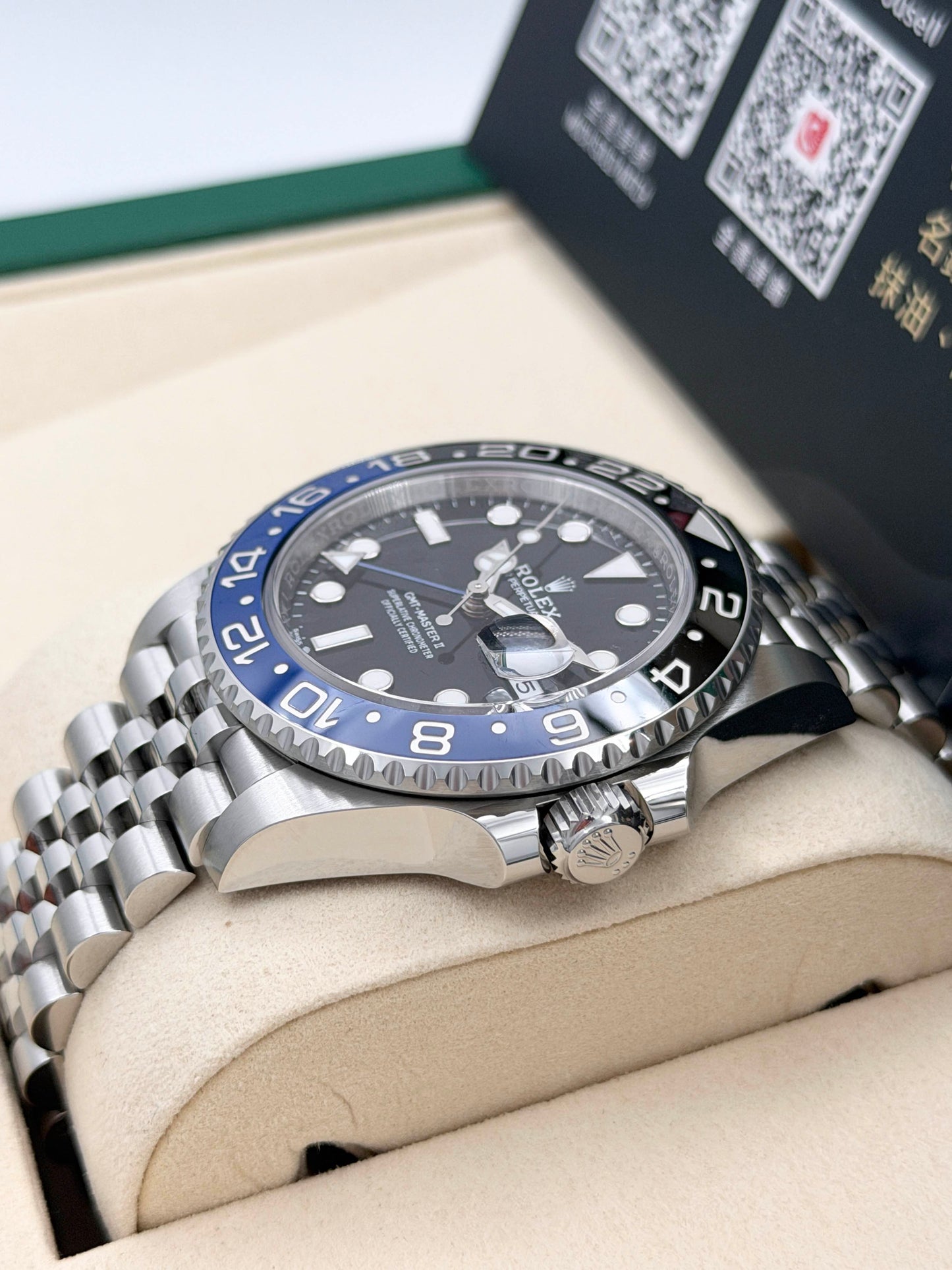 全新 NEW ROLEX 勞力士 GMT-MASTER II 126710BLNR BATMAN 珠帶 2025年10月