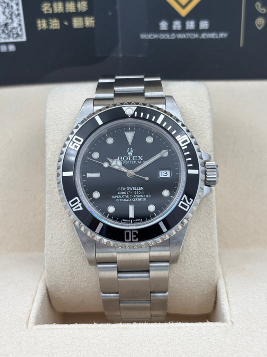 二手 USED ROLEX 勞力士 SUBMARINER DATE 16600 黑色 2006年7月 全套 FULL SET