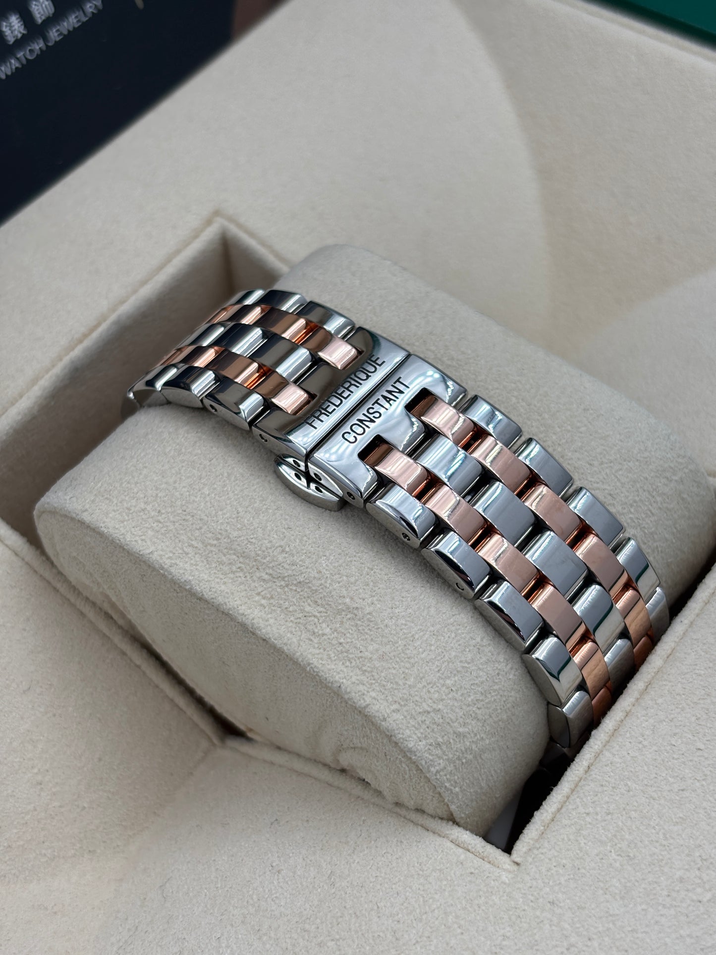 二手 USED  FREDERIQUE CONSTANT CLASSICS INDEX FC-303SS5B2B 白色 2025年2月 全套 FULL SET