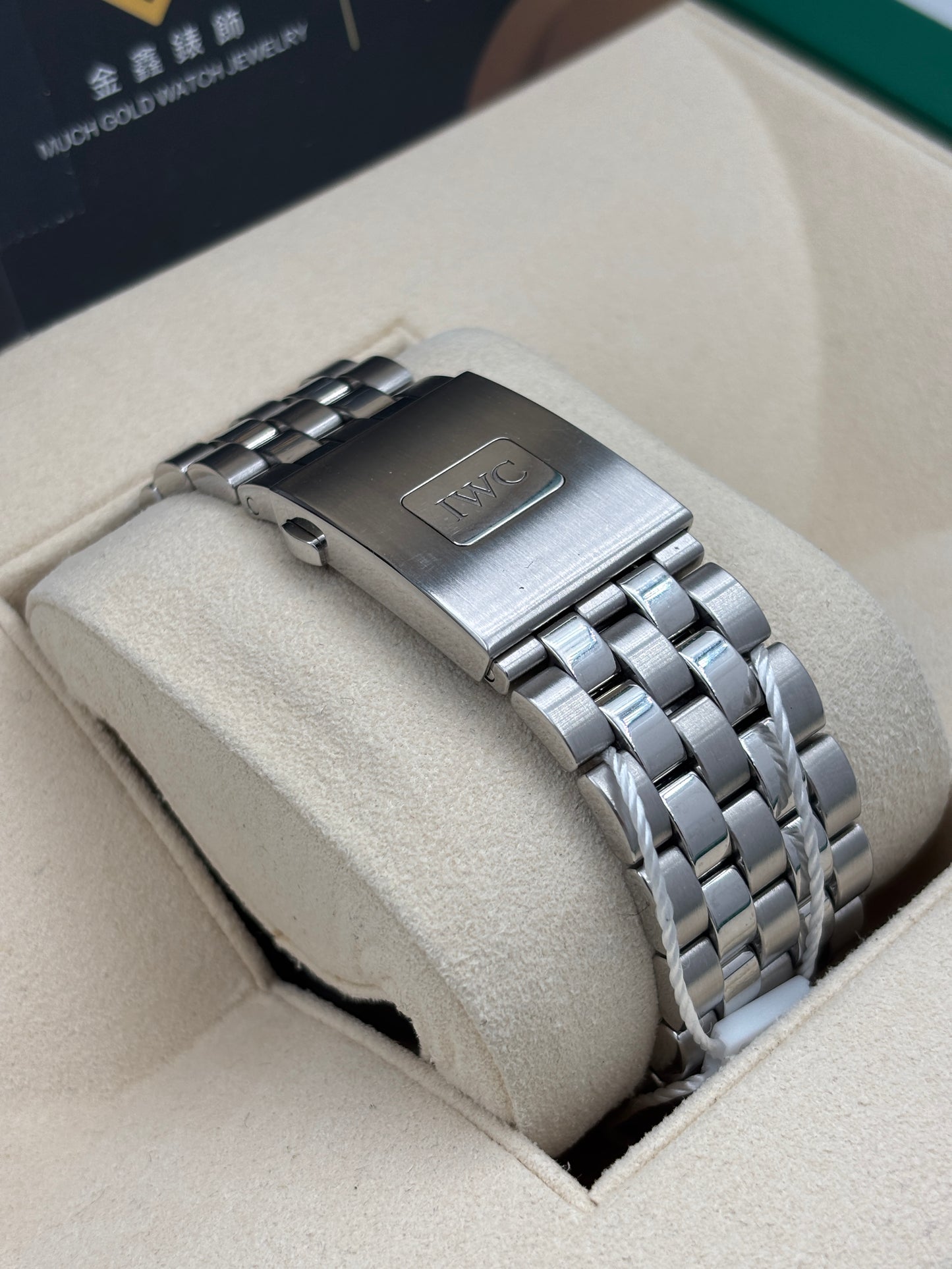 [SOLD OUT]二手 USED  IWC 萬國 PILOT SPITFIRE CHRONOGRAPH IW377719 黑色 2017年9月 全套 FULL SET