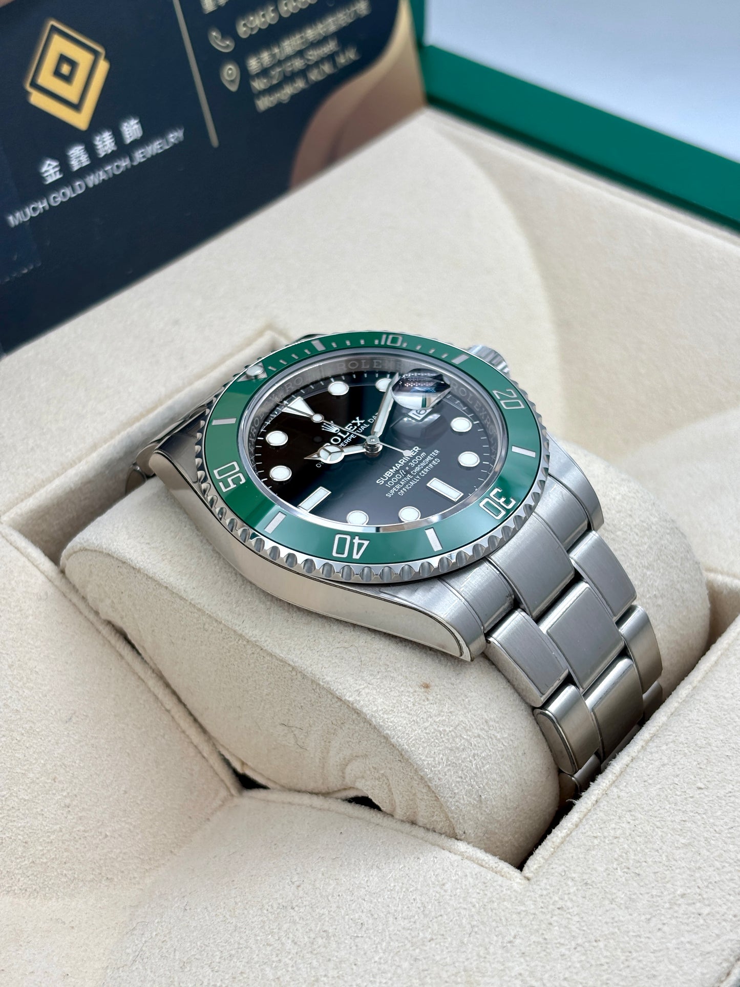 [SOLD OUT]二手 USED  ROLEX 勞力士 SUBMARINER DATE 126610LV 黑色 2021年9月 全套 FULL SET