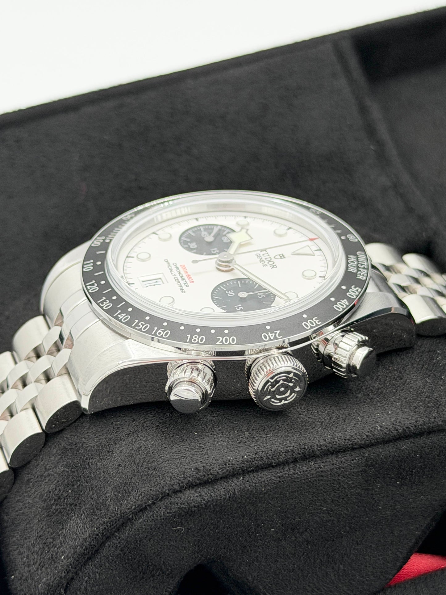 全新 NEW TUDOR 帝舵 BLACK BAY CHRONOGRAPH 79360N 白熊貓 珠帶 2025年10月