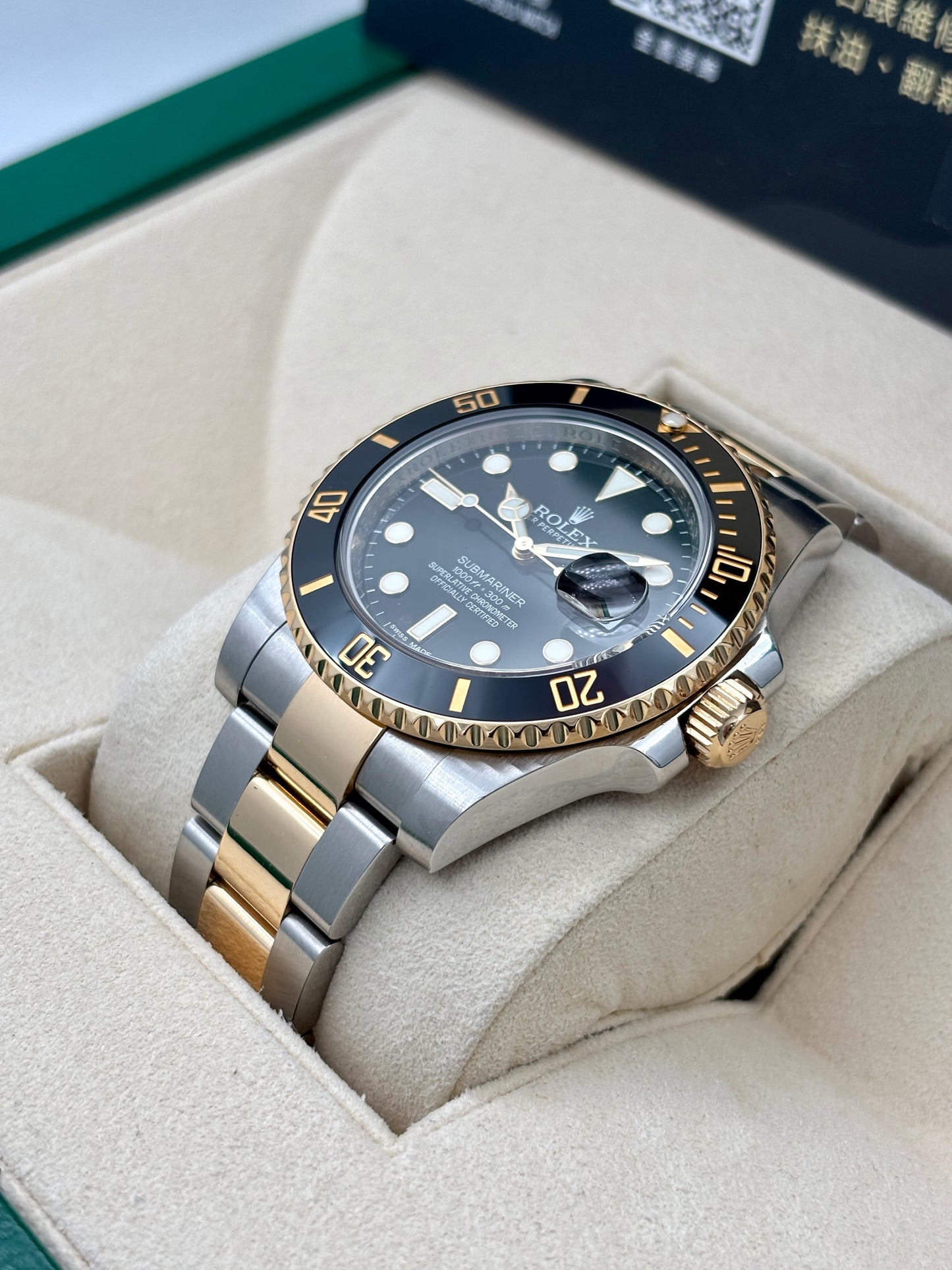 二手 USED  ROLEX 勞力士 SUBMARINER DATE 116613LN 黑色 2014年10月 全套 FULL SET