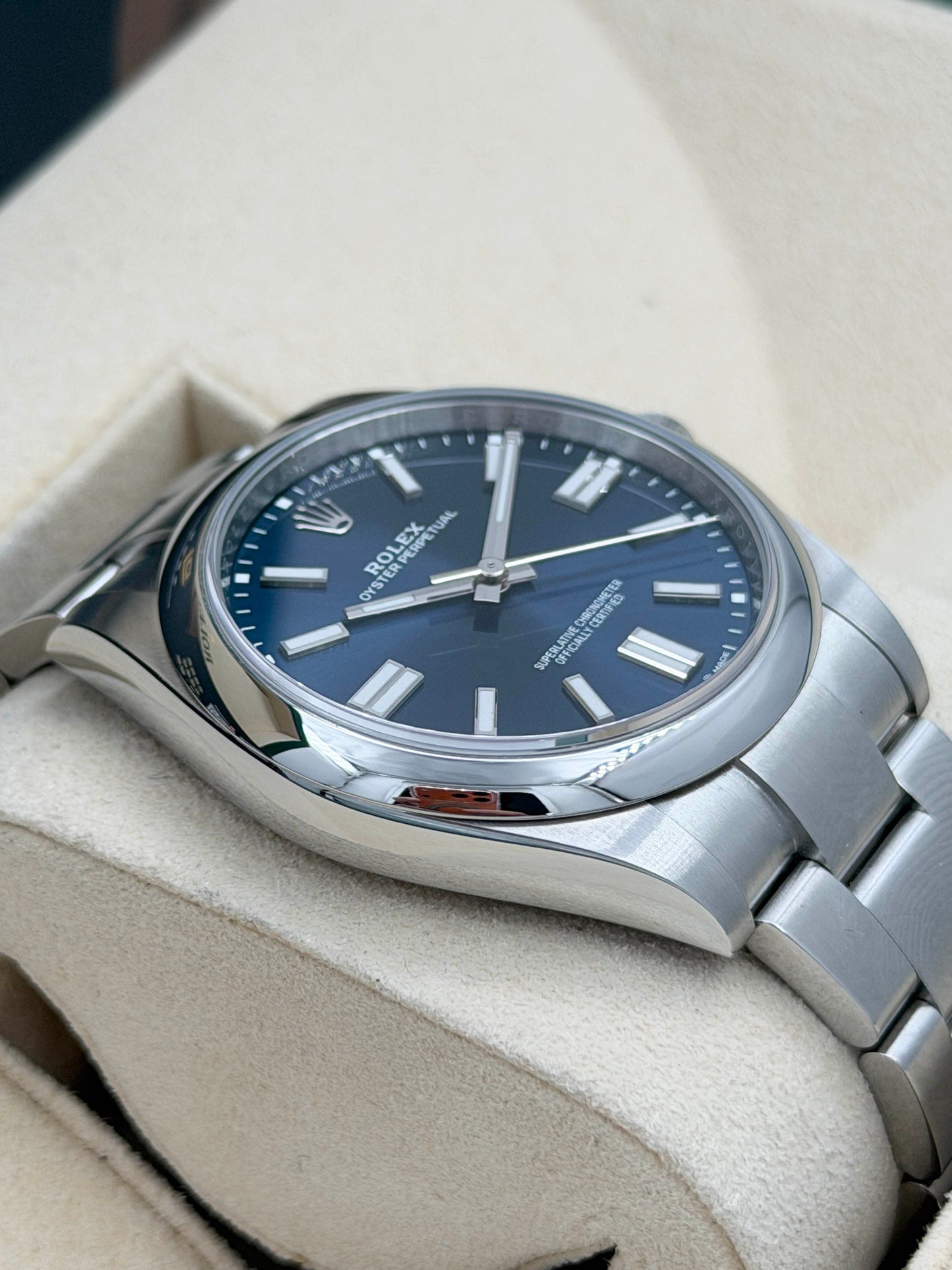 ROLEX 勞力士 OYSTER PERPETUAL 124300 藍色面 2025年