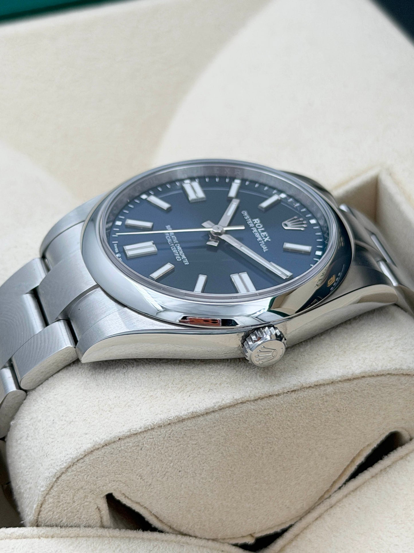 ROLEX 勞力士 OYSTER PERPETUAL 124300 藍色面 2025年