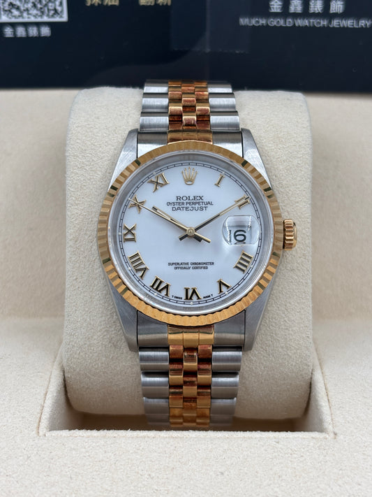 二手 USED  ROLEX 勞力士 DATEJUST 16233 白色 約1994 淨錶 WATCH ONLY