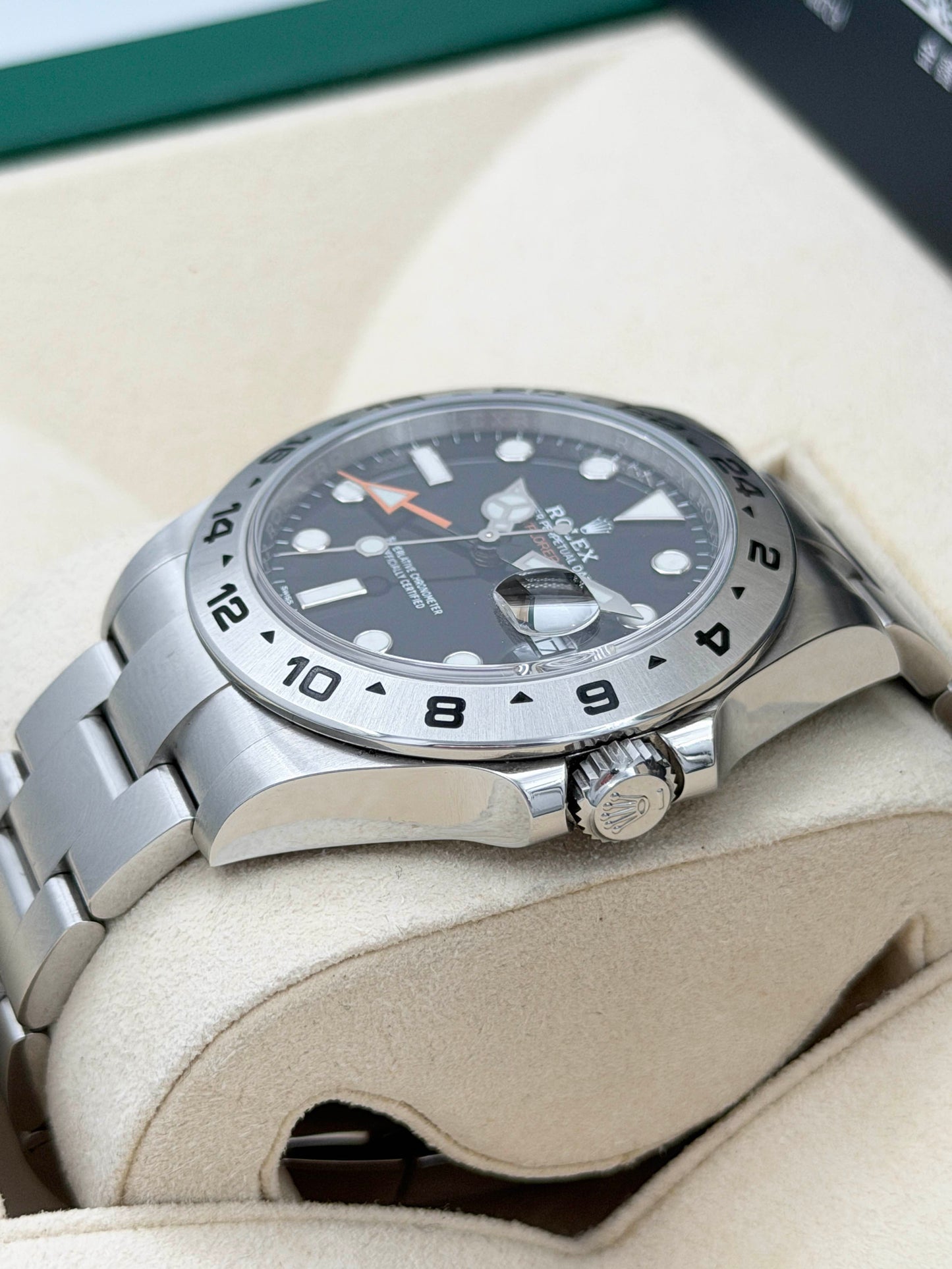 ROLEX 勞力士 EXPLORER II 216570 黑色面 2020年 NFC新卡