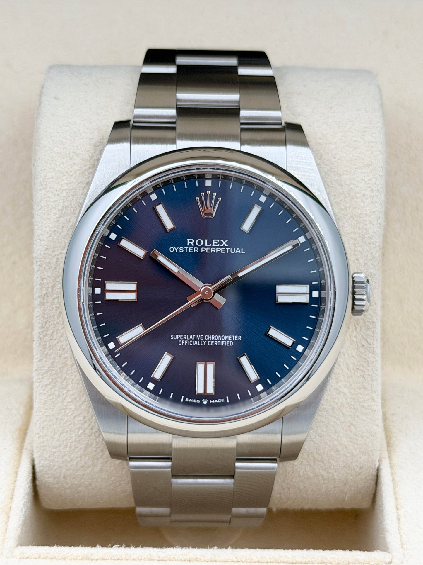 ROLEX 勞力士 OYSTER PERPETUAL 124300 藍色面 2025年