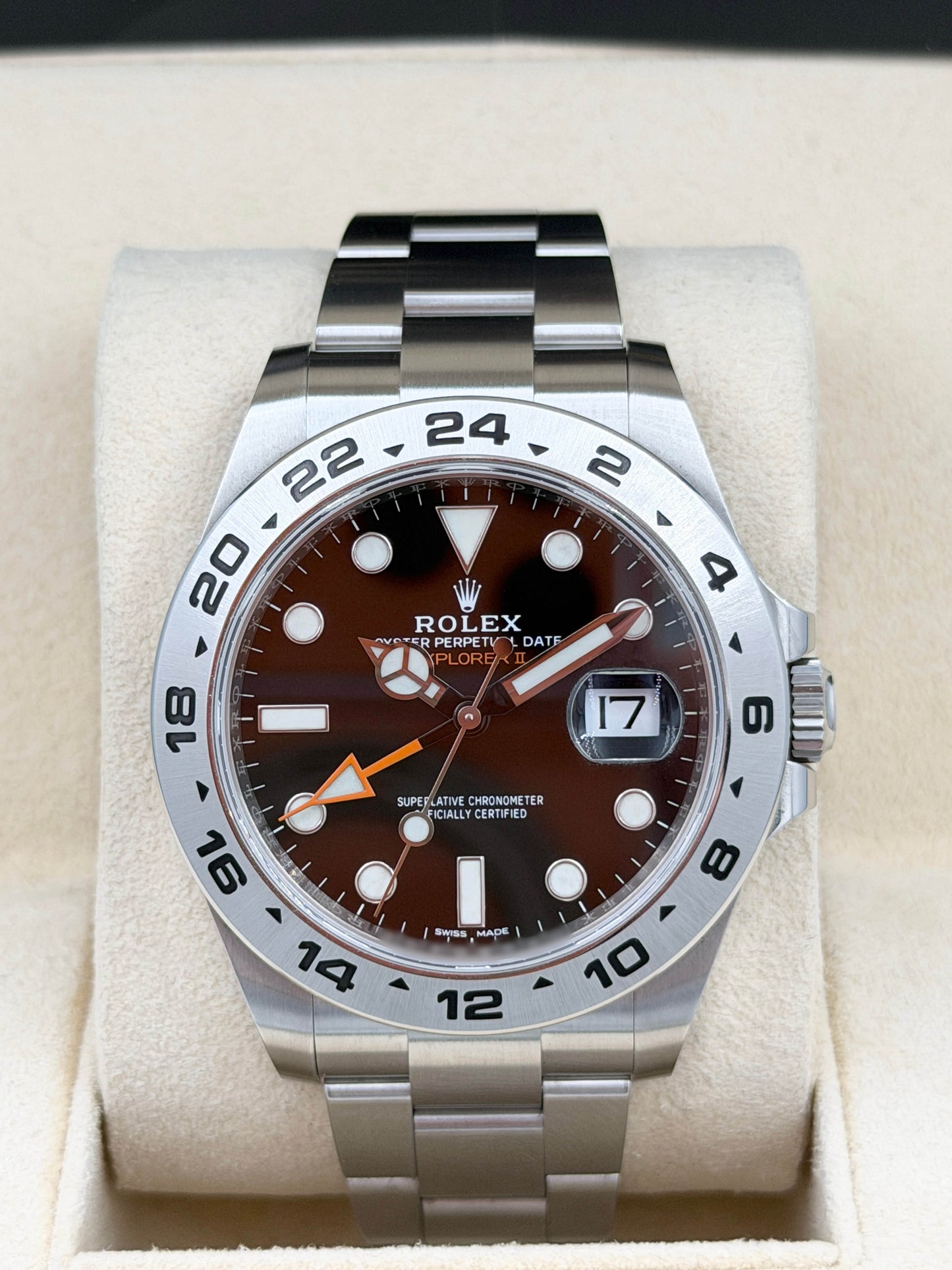 ROLEX 勞力士 EXPLORER II 216570 黑色面 2020年 NFC新卡