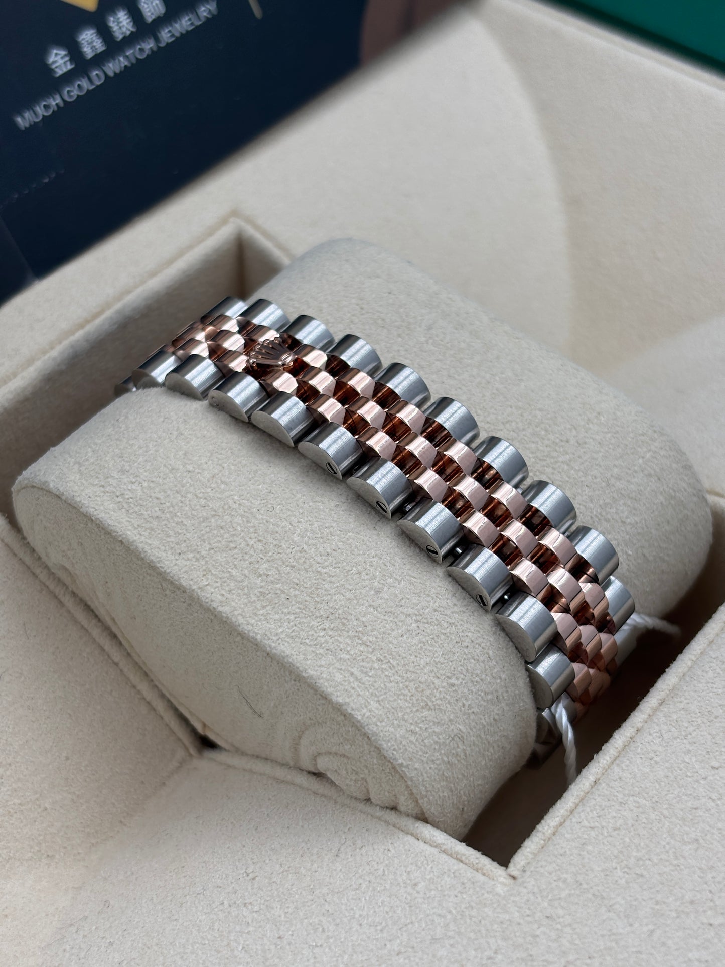 [SOLD OUT]二手 USED  ROLEX 勞力士 DATEJUST 178341 朱古力面 鑽石圈 2014年12月 白綠卡 全套 FULL SET